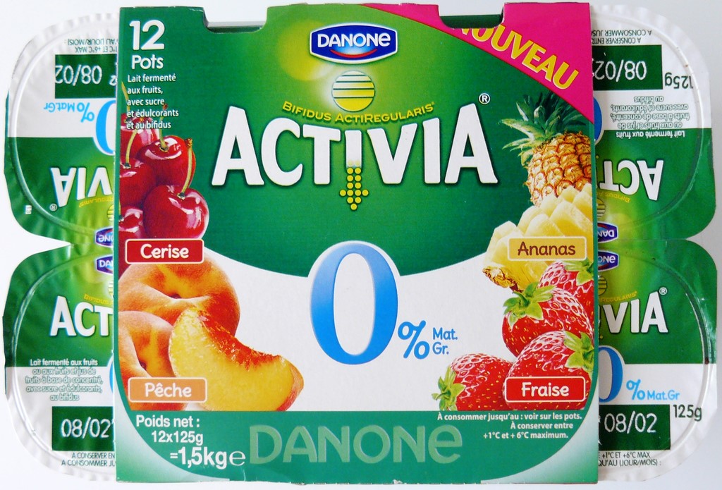 12 POTS CERISE PÊCHE ANANAS FRAISE 0%