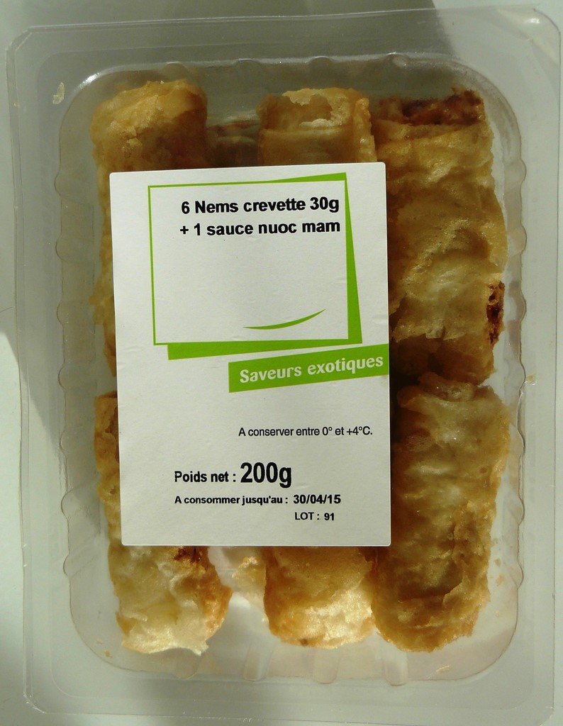 6 NEMS CREVETTE 30g + 1 SAUCE NUOC MAM 200g