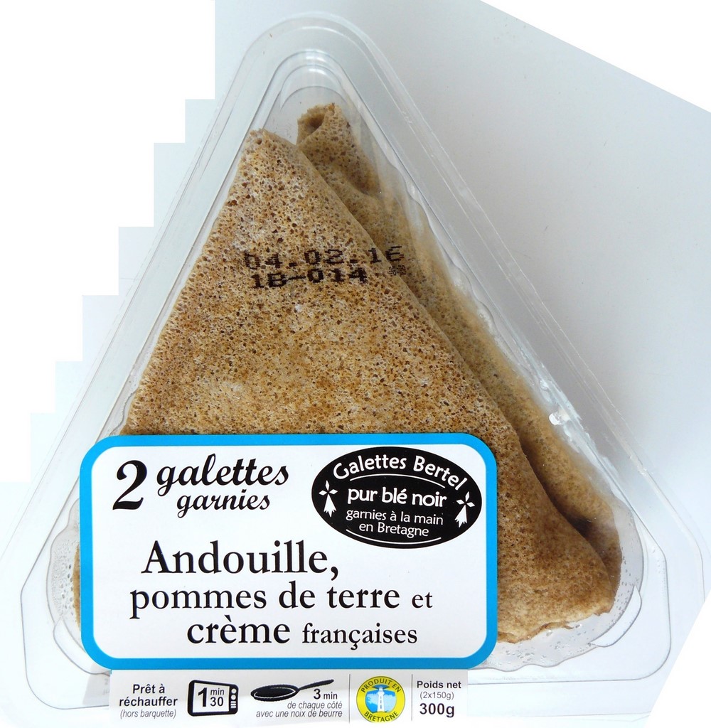 ANDOUILLE, POMMES DE TERRE ET CRÈME FRANÇAISE 300g