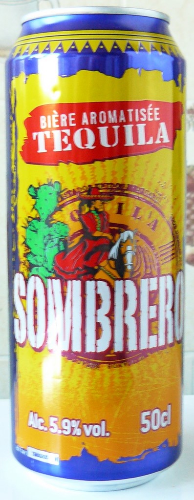 BIÈRE AROMATISÉE TEQUILA 5,9% ALC. 50cl SOMBRERO