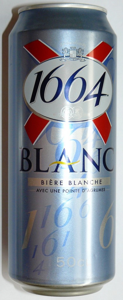 BIÈRE BLANCHE 1664 5% ALC 50cl - KRONENBOURG