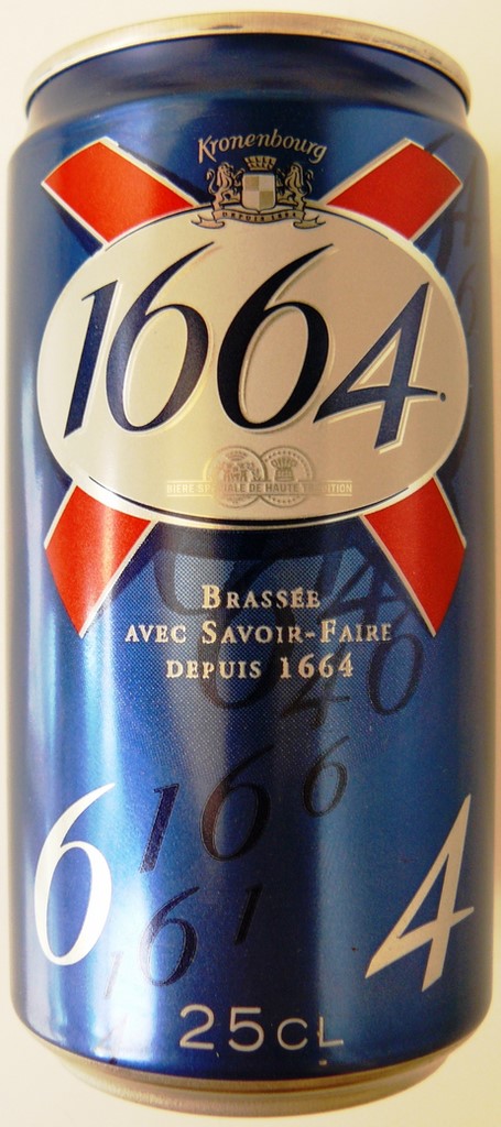 BIÈRE BLONDE 1664 5,5% ALC 25cl - KRONENBOURG