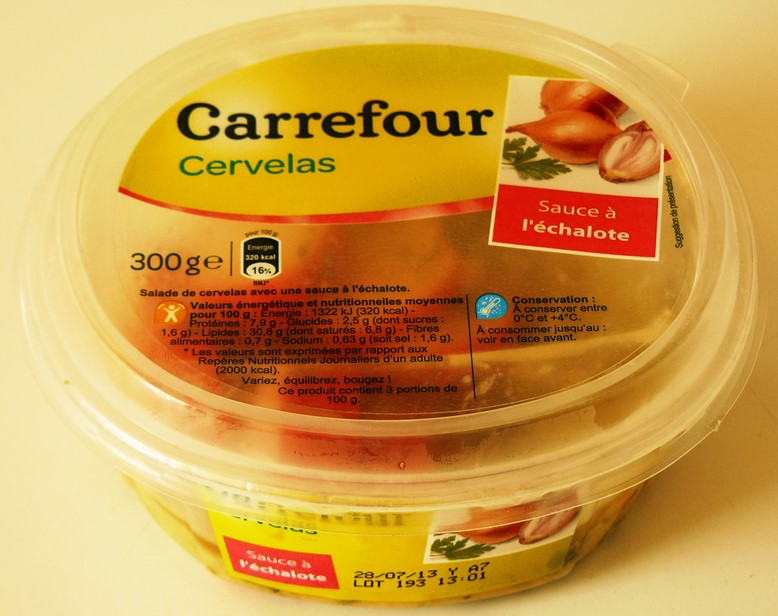CERVELAS SAUCE A L'ÉCHALOTE 300g