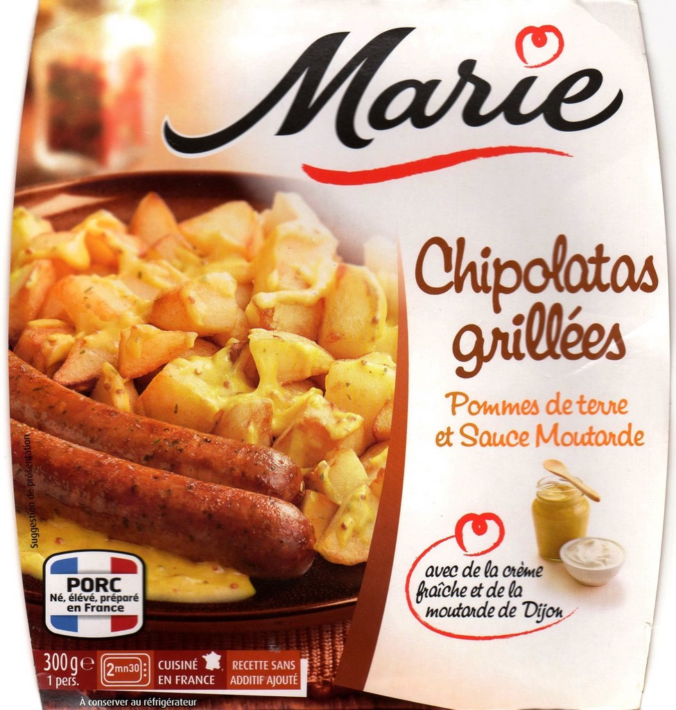 CHIPOLATAS GRILLEES ET POMMES DE TERRE