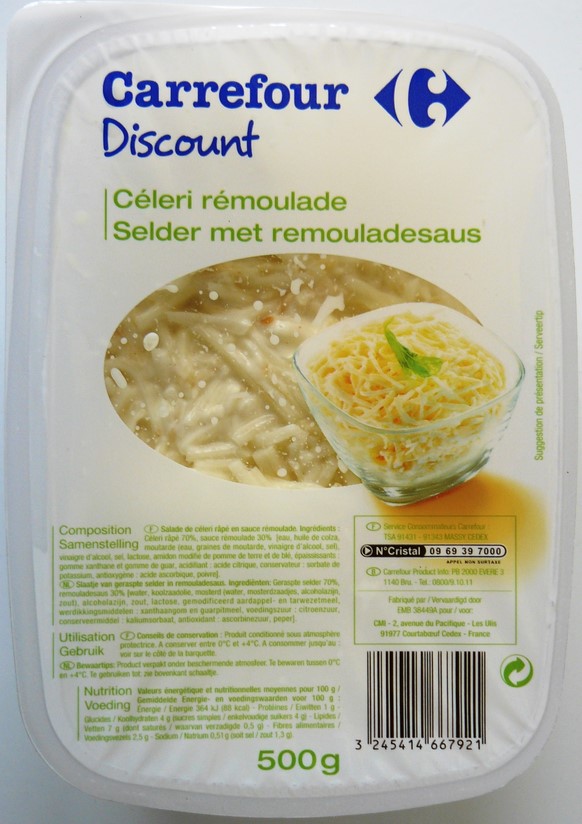 CÉLERI RÉMOULADE DISCOUNT 500g