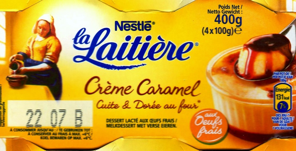CRÈME CARAMEL CUITE & DORÉE AU FOUR