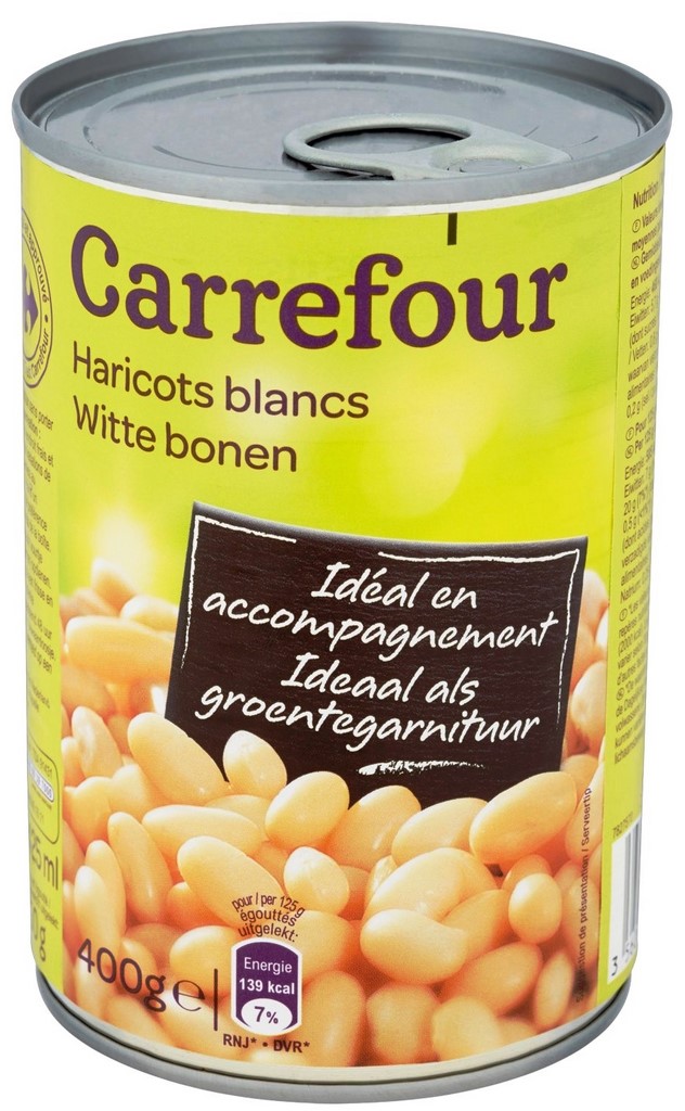 HARICOTS BLANCS 400g