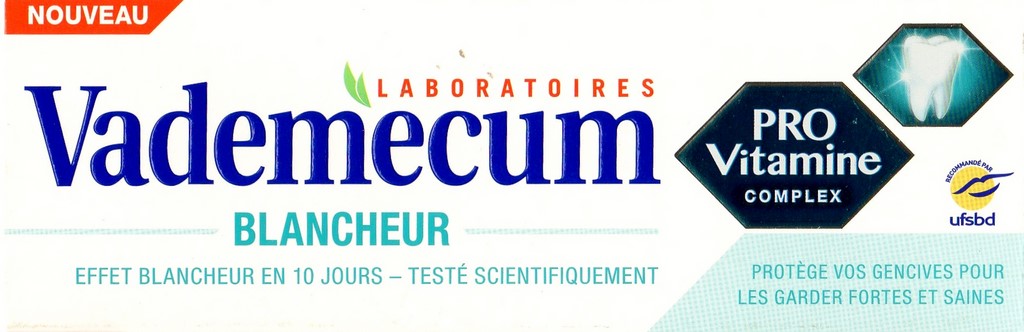 LABORATOIRES VADÉMÉCUM BLANCHEUR 75ml