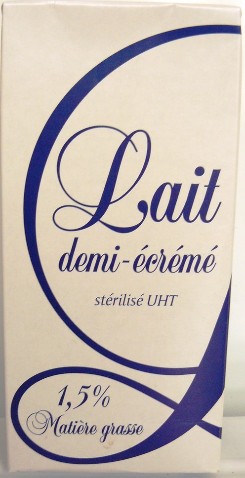LAIT DEMI-ÉCRÉMÉ 1 L