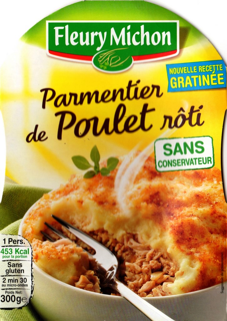 PARMENTIER DE POULET RÔTI