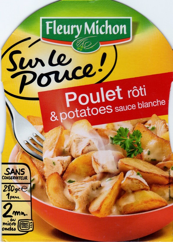 POULET RÔTI & POTATOES SAUCE BLANCHE
