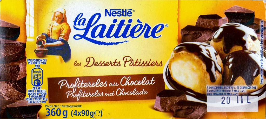 PROFITEROLES AU CHOCOLAT 360g
