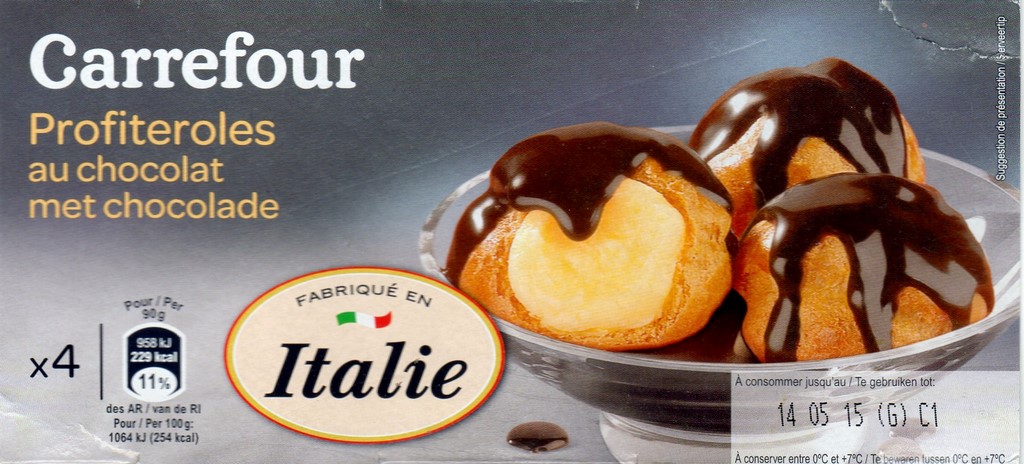 PROFITEROLES AU CHOCOLAT (x4)