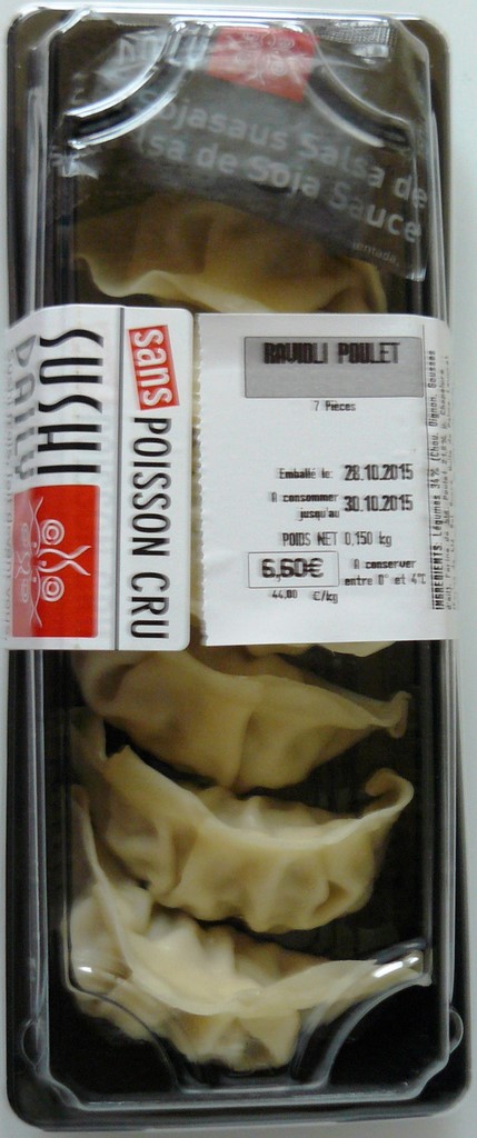 RAVIOLI POULET 150g