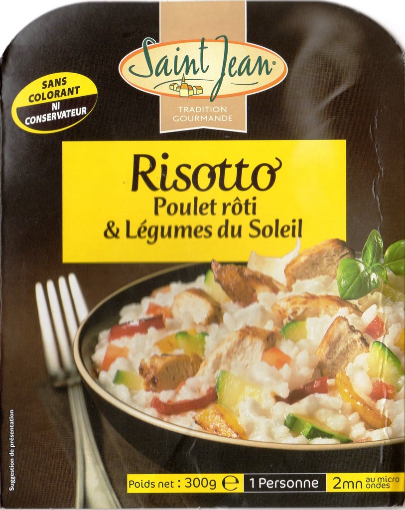 RISOTTO POULET RÔTI & LÉGUMES DU SOLEIL
