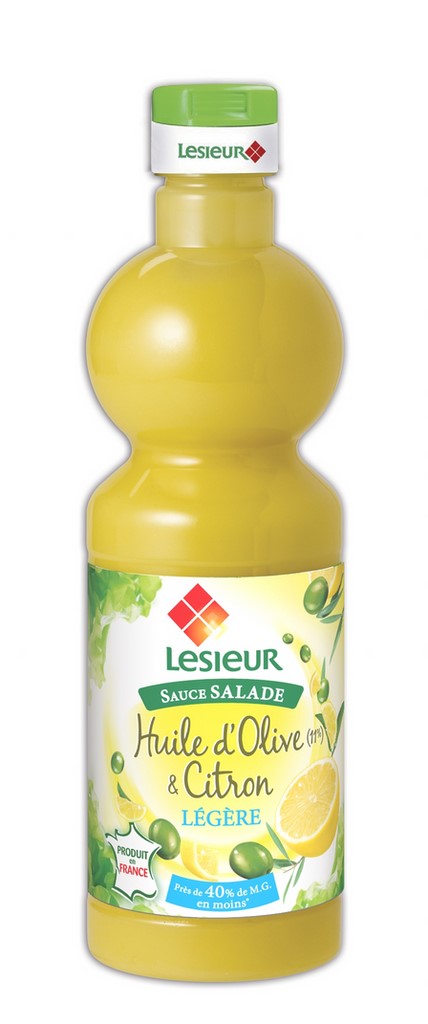 SAUCE SALADE - HUILE D'OLIVE & CITRON LÉGÈRE 500ml