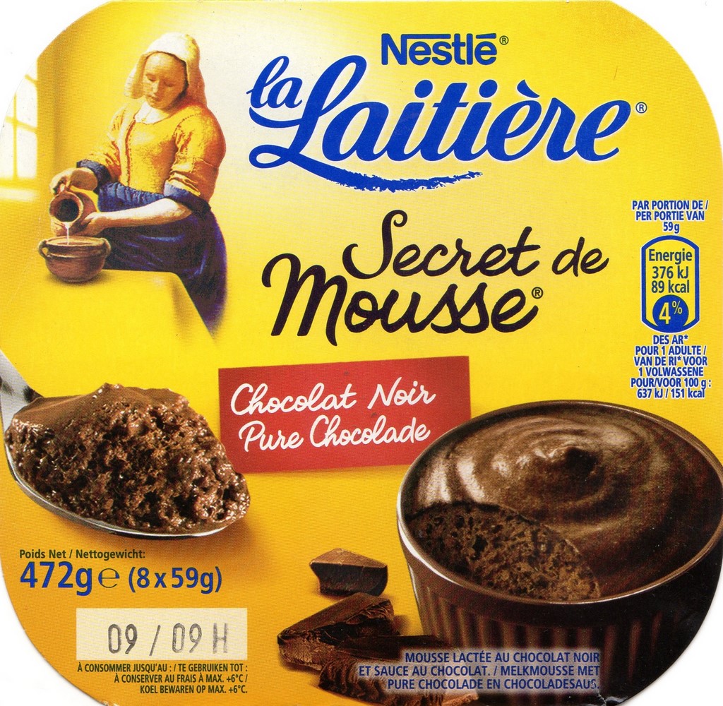 SECRET DE MOUSSE AU CHOCOLAT NOIR 472 g