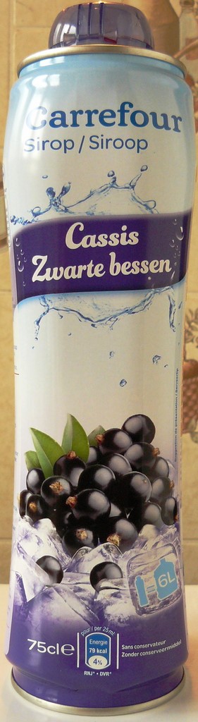 SIROP DE CASSIS 75cl