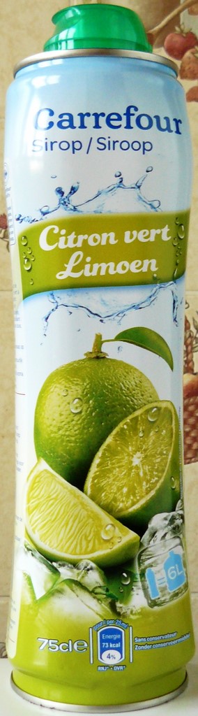 SIROP PARFUM CITRON VERT 75cl