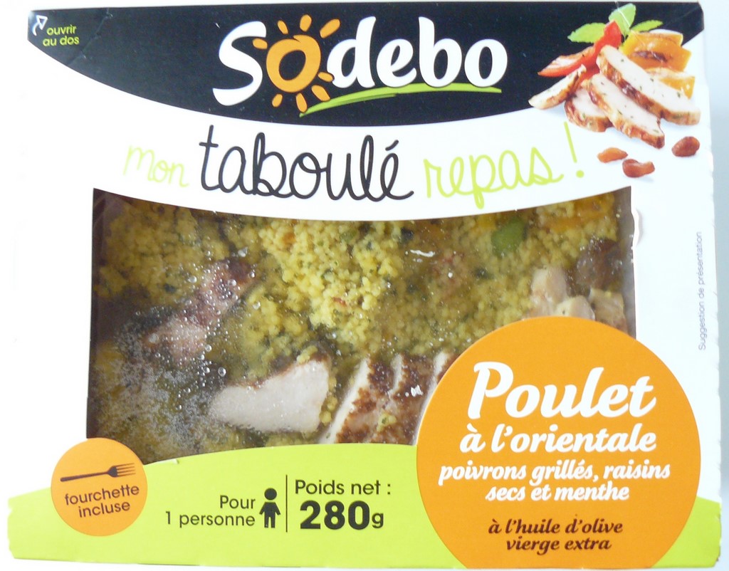 TABOULÉ POULET À L'ORIENTALE 280g