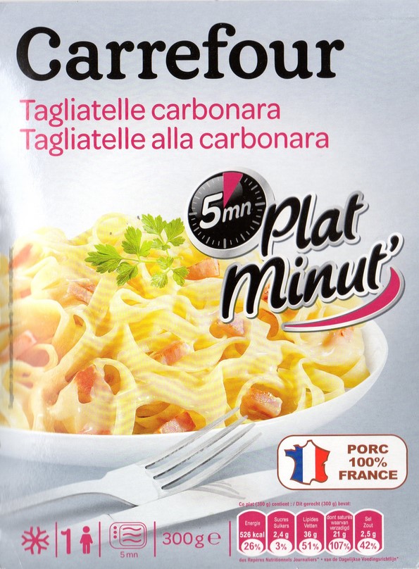 TAGLIATELLE CARBONARA