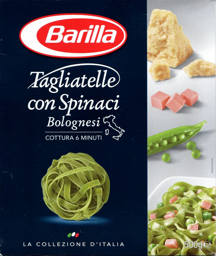 TAGLIATELLE CON SPINACI BOLOGNESI 500g