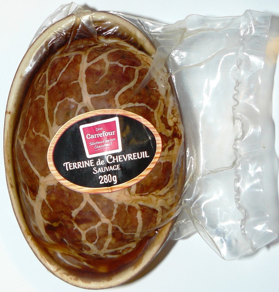 TERRINE DE CHEVREUIL SAUVAGE 280g