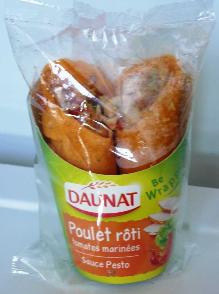 WRAPPY POULET RÔTI TOMATES MARINÉES SAUCE PESTO 190g