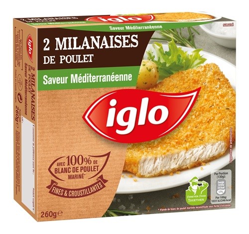 2 MILANAISES DE POULET SAVEUR MÉDITERRANÉENNE