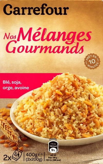 BLÉ, SOJA, ORGE, AVOINE (x2) 400g