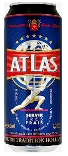 BIÈRE BLONDE 7,2% 50cl - ATLAS