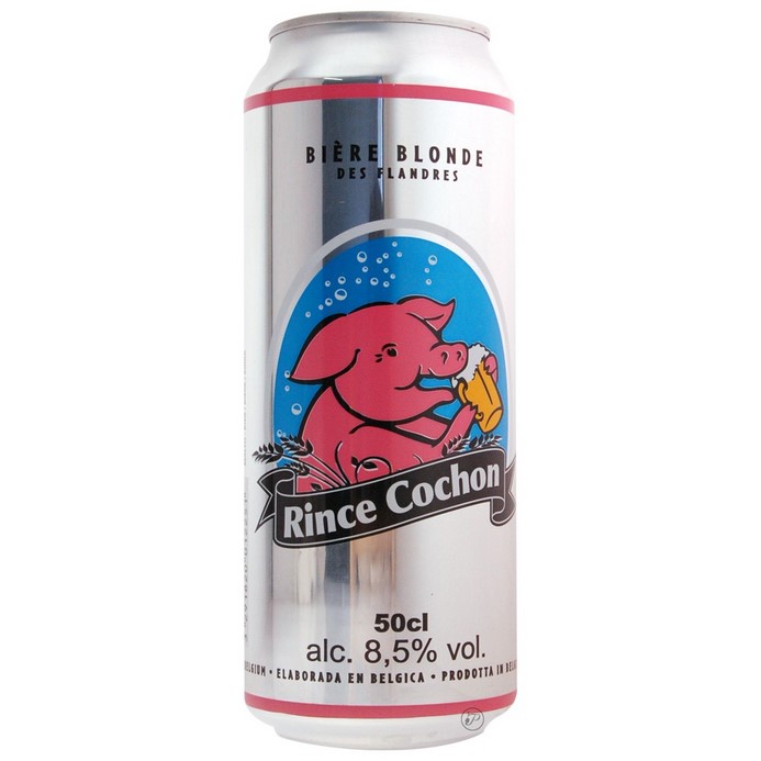 Rince Cochon - Bière belge blonde - 8,5% - Rince Cochon