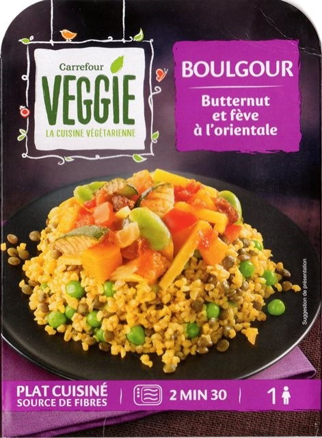 BOULGOUR BUTTERNUT ET FÈVE À L’ORIENTALE 300g