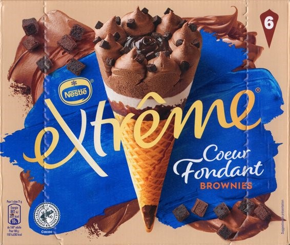 BROWNIES GLACES VANILLE CHOCOLAT (x6) 426g