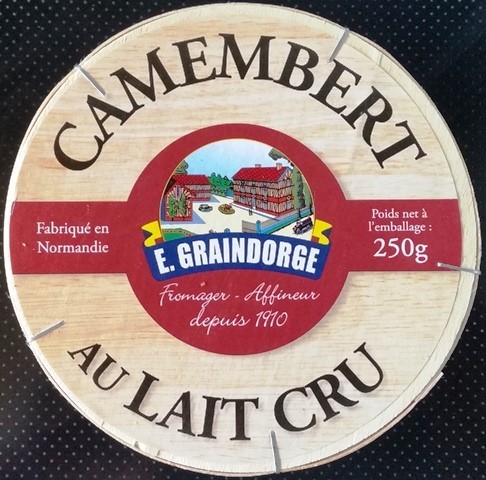 CAMEMBERT AU LAIT CRU 250g