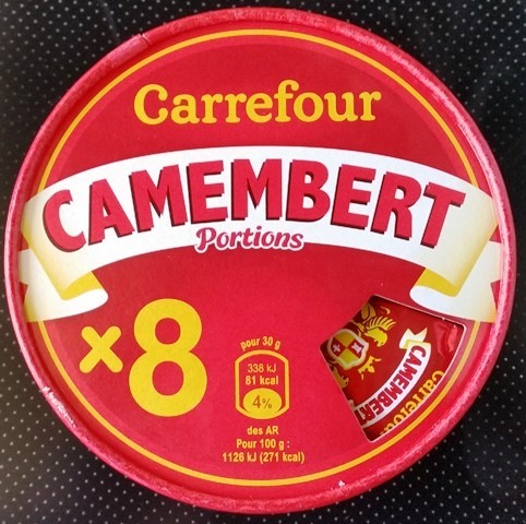 CAMEMBERT PORTIONS (X8) 240g