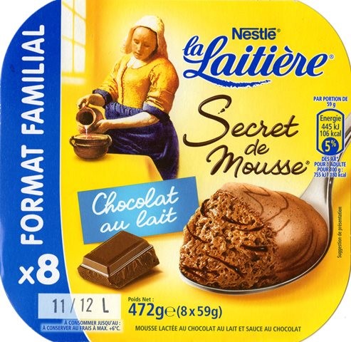 CHOCOLAT AU LAIT (X8) 472g