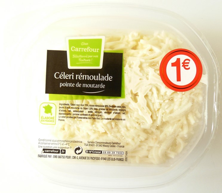 CÉLERI RÉMOULADE POINTE DE MOUTARDE 200g