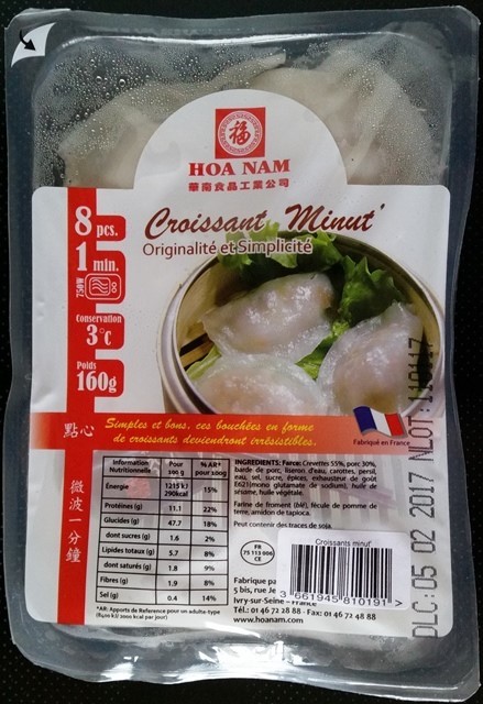 CROISSANT MINUT' (X8) 160g