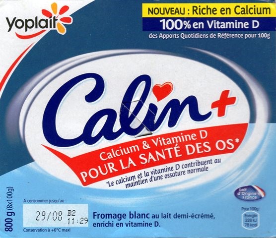 FROMAGE BLANC (X8) CÂLIN 800g