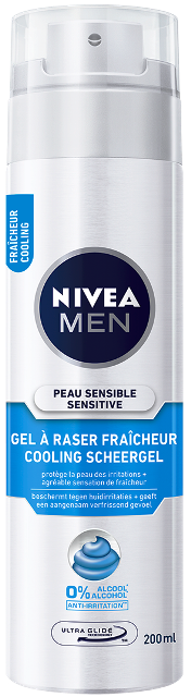 GEL RASAGE PEAU SENSIBLE NIVEA MEN 200ml