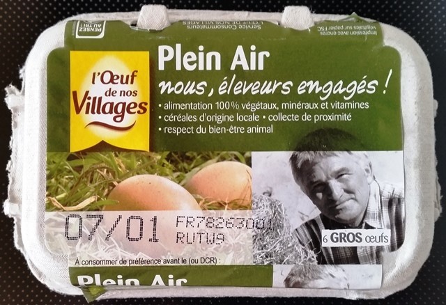 GROS OEUFS FRAIS (x6)