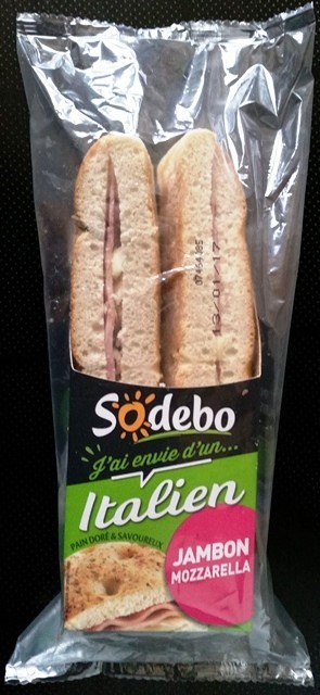 ITALIEN JAMBON MOZZARELLA 180g