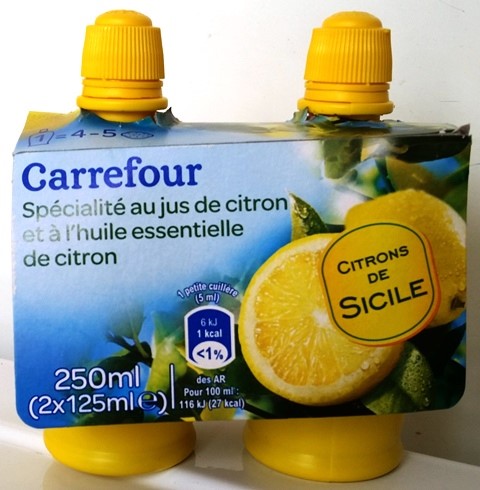 JUS DE CITRON (X2) 250ml