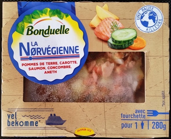 LA NORVÉGIENNE AU SAUMON & ANETH 280g