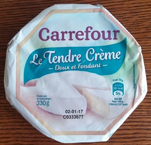 LE TENDRE ET CRÈME 330g