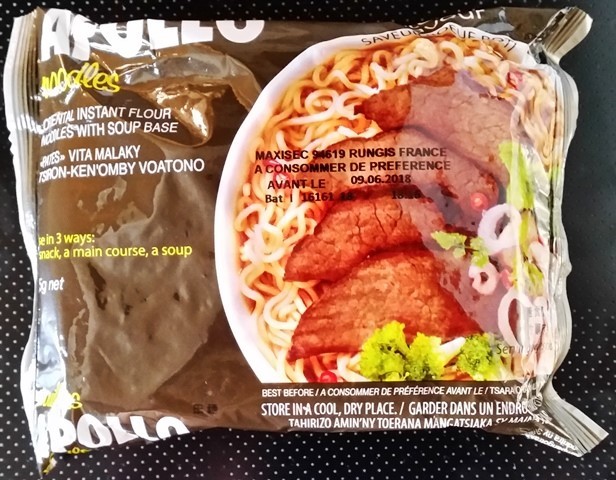 NOUILLES INSTANTANÉES SAVEUR BŒUF RÔTI 85g