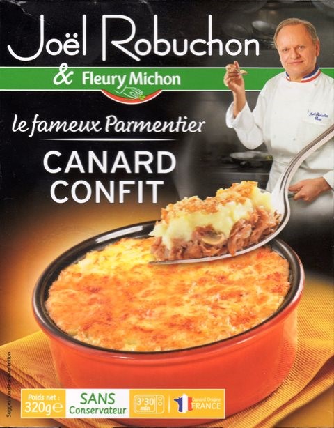 PARMENTIER AU CANARD CONFIT MAIGRE 320g