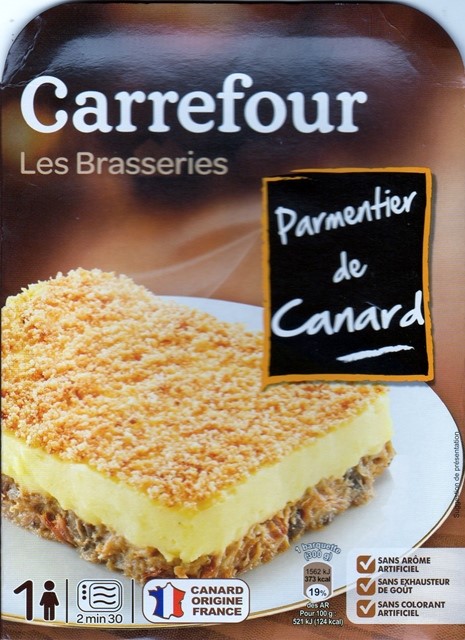 PARMENTIER DE CANARD 300g