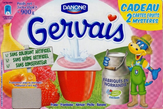 PETITS POTS GERVAIS (X18) 900g